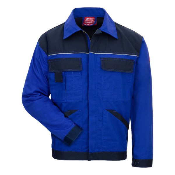 Arbeitsjacke Motion Tex light, königsblau/marineblau