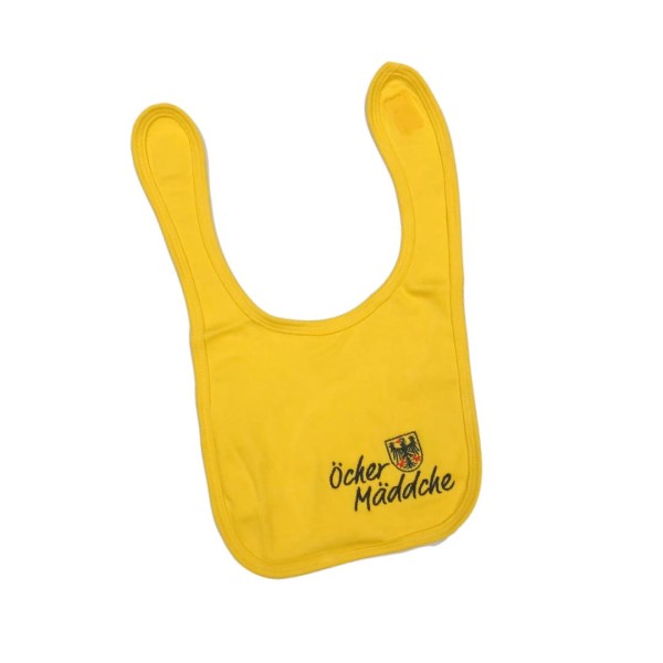 "ÖCHER MÄDDCHE" - Lätzchen gestickt