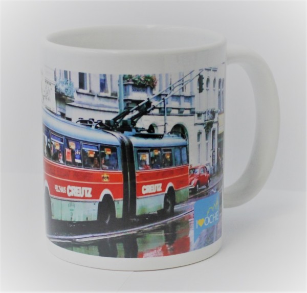 "OBERLEITUNGSBUS" - Fototasse