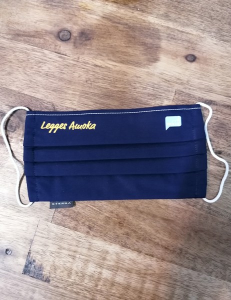 Legges Amoka Behelfsmaske in marine Eterna 100% Baumwolle