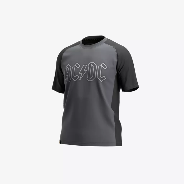 AC/DC Unisex T-Shirt grau/weiß