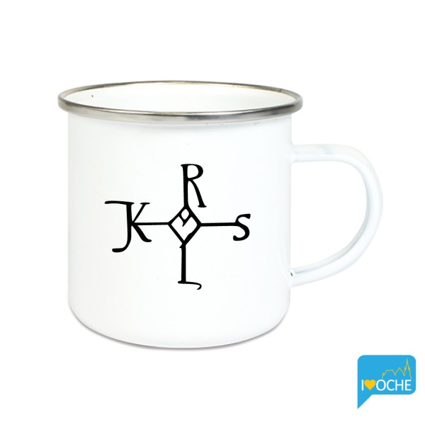 "Carolus" - Emailletasse