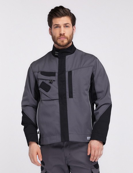 Bundjacke, Arbeitsjacke Tools grau/schwarz