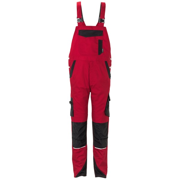 Norit Herren Latzhose rot/schwarz