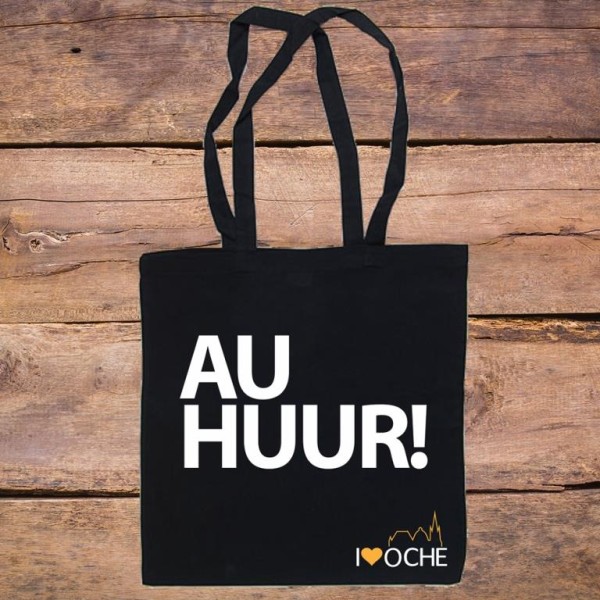 "AU HUUR" - Baumwolltasche