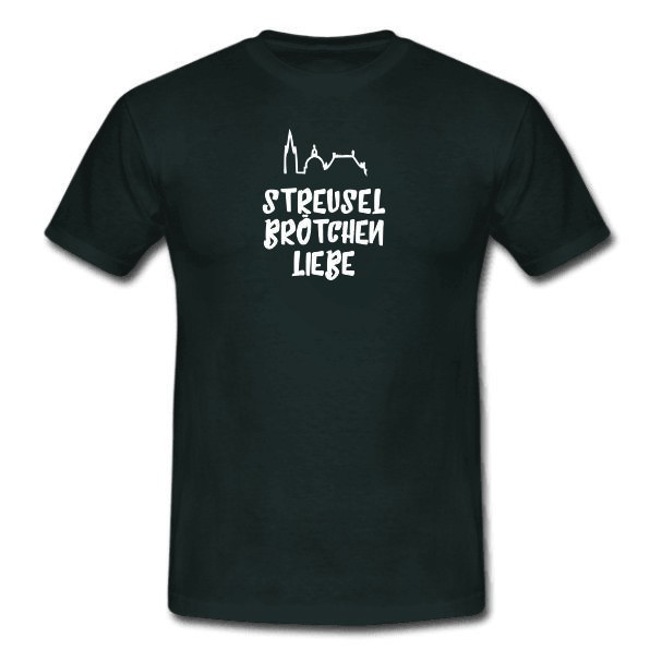 "STREUSELBRÖTCHENLIEBE" - Herrenshirt