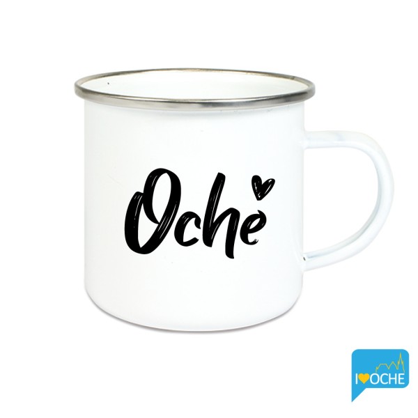 "OCHE" Emailletasse