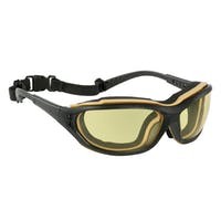 MADLUX Schutzbrille, schwarz/gelb