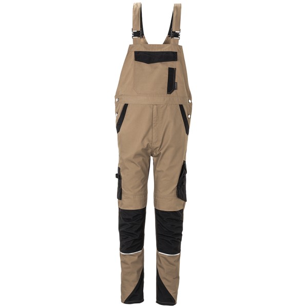 Norit Herren Latzhose sand/schwarz