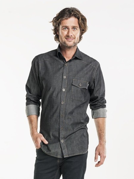 Hemd Men Antra Denim Stretch