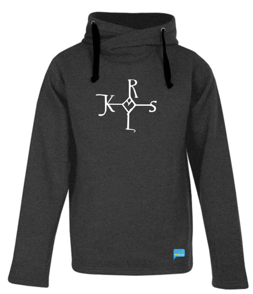 "CAROLUS" - heather black Herren Sweatshirt mit Kapuze