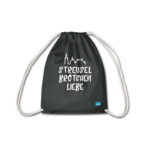 "Streuselbrötchenliebe" - Sportbeutel